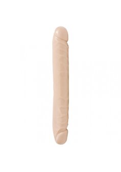 Jr. Veined Double Header - Dildo met Dubbele Uiteinden - 30 cm