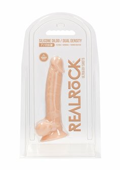 Siliconen Dildo met Ballen - 18 cm