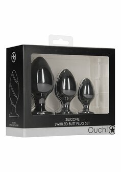 Gewervelde Butt Plug Set