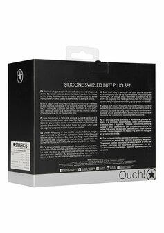 Gewervelde Butt Plug Set