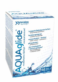 AQUAglide Neutral - Anaal Glijmiddel op Waterbasis - Single Porions - 50 Stuks &aacute; 3 ml