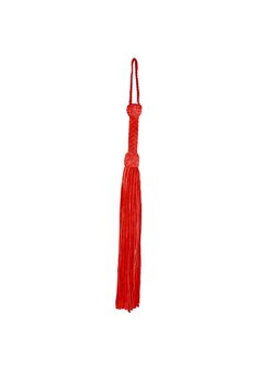 Leather Suede Flogger - Red