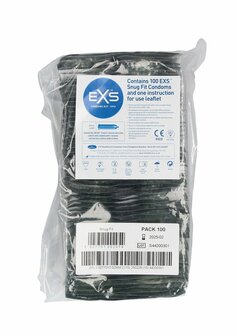EXS Snug Fit - Condoms - 100 Pieces