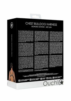 Bulldog Leren Borst Harnas - S/M S/M