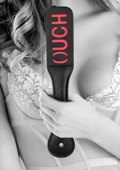 Gebonden Leren Paddle &quot;Ouch&quot;