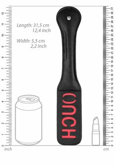 Gebonden Leren Paddle &quot;Ouch&quot;