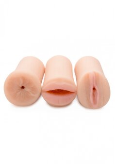 Three-Way Masturbator Set - Stuks