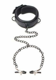 Collared Temptress - Halsband Tepelklemmen