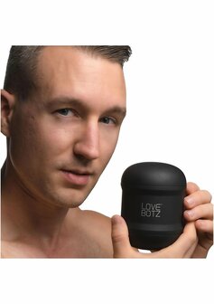 Cyber Stroke Vibrating Stroker - Black