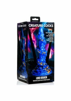 Kraken Silicone Dildo - Blue