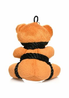 Rope Teddy Bear Keychain - Brown