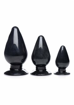 Triple Cones - Butt Plug Set - 3 Stuks