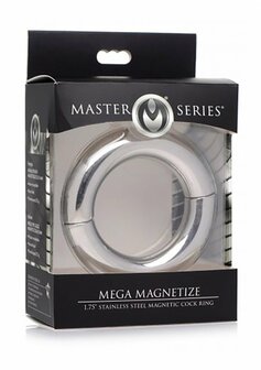 Mega Magnetize - Stainless Steel Magnetic Cockring - 2&quot; / 4,4 cm