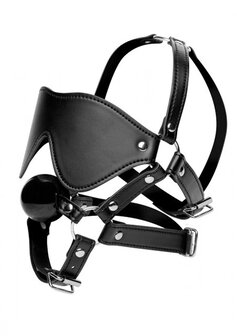Oogmaskerharnas met Bal Gag