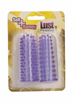 Lust Vinger - Stimulerende Zachte Vinger Sleeves met Textuur