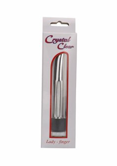 Crystal Clear Lady Finger - Mini Vibrator