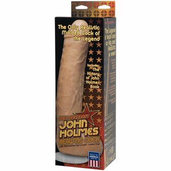 John Holmes - Realistische Dildo met Vac-U-Lock Zuignap