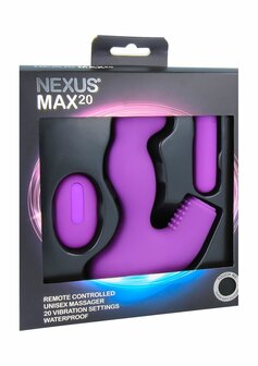 Max 20 - Waterdichte Unisex Massager met Afstandsbediening