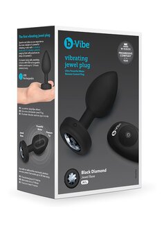 Black Diamond - Vibrerende Butt Plug - M/L
