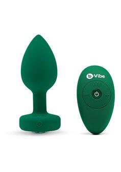 Emerald - Vibrerende Butt Plug - M/L