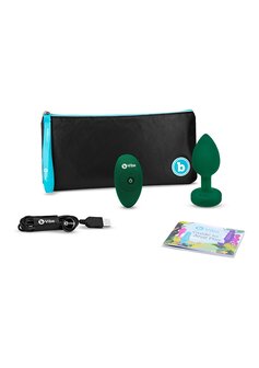 Emerald - Vibrerende Butt Plug - M/L