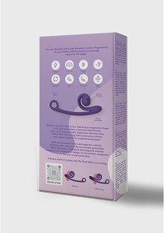 Snail Vibe - Curve Vibrator - Purple