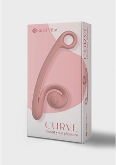 Snail Vibe - Curve Vibrator - Peachy Pink