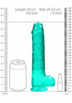 Realistische Dildo met Ballen - 22 cm