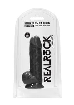 Siliconen Dildo met Ballen - 21,6 cm