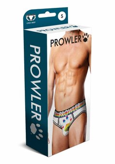Oversized Paw Open Brief - S - White L