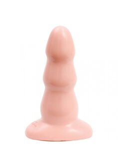 Triple Ripple Butt Plug - Medium - Skin