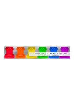Rainbow Shot Glass Set