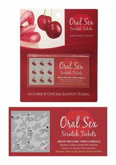 Oral Sex Scratch Tickets