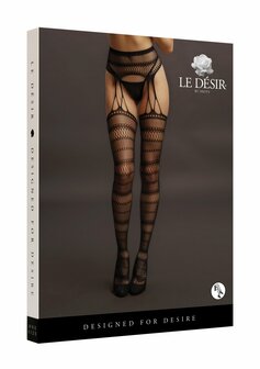Jarretel Panty Gestreept - One Size O/S