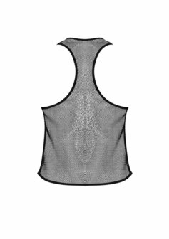 Stretch Net Tank Top - S/M - Black L/XL