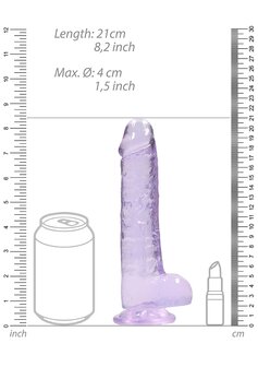 Realistische Dildo met Ballen - 19 cm