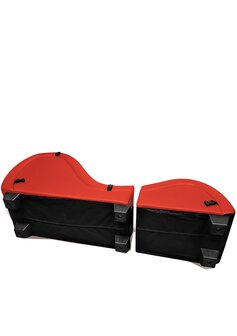Kinky Sex Chaise with Love Pillows - Red