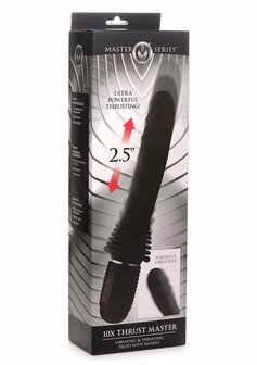 Thrust Master - Vibrerende en Stotende Dildo met Handvat