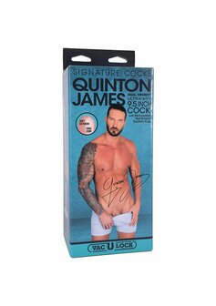 Quinton James - Realistic ULTRASKYN Dildo - 9.5&quot; / 24 cm