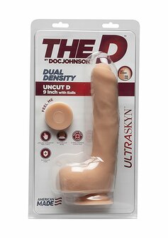 Uncut D - Realistische ULTRASKYN Dildo met Ballen - 22 cm