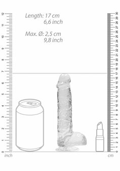 Realistische Dildo met Ballen - 15 cm