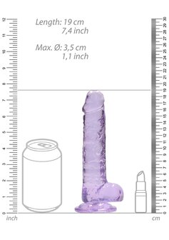 Realistische Dildo met Ballen - 18 cm