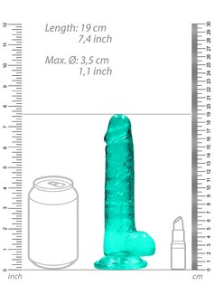 Realistische Dildo met Ballen - 17 cm