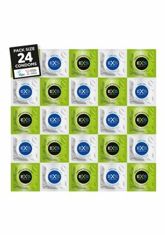 EXS Sensation Pack - Condoms - 24 Pieces