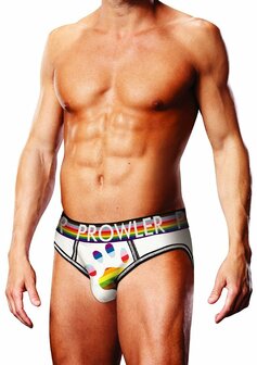 Oversized Paw Open Brief - S - White S