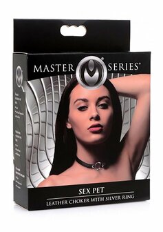 Slim Leather Collar with O-ring