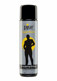 Pjur Superhero Glide - Glijmiddel en Massagegel met Stimulerend Effect voor Mannen - 100 ml