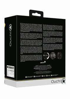 Blindfolded Mask with Breathable Ball Gag - Black