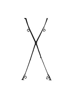 Over the Door Bondage Cross - Black