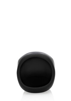Vibrating Masturbator Sleeve - Licorice Black